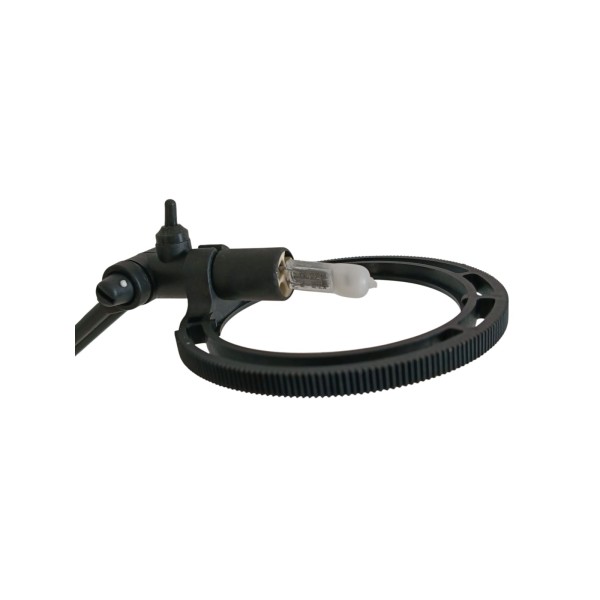 Lampe de table Luceplan Berenice petite noire sans réflecteur 30 cm + 30 cm gy6,5 35 W 12 V